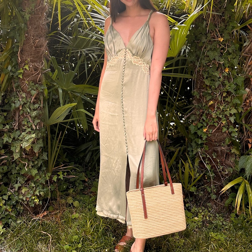 Jonathan Simkhai ‘Kiara’ Silk Dress